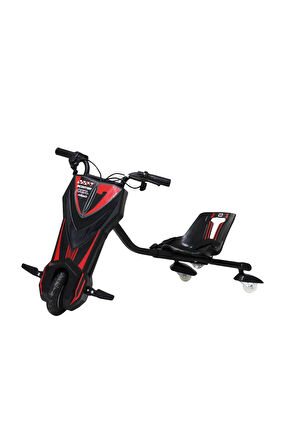 Cool Wheels Işıklı Drift Scooter, Elektrikli, Müzikli, 8+ Üstü Kırmızı FR59946
