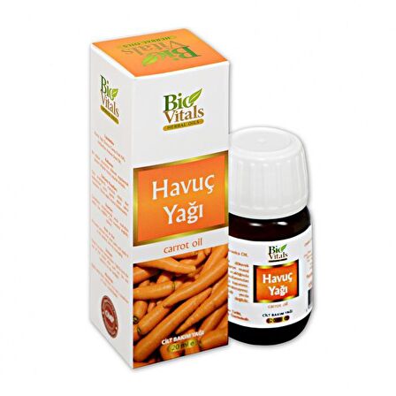 Bio Vitals Havuç Yağı 20 ml