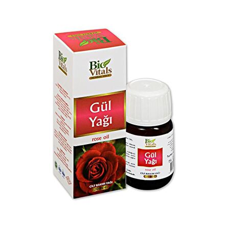 Bio Vitals Gül Cilt Bakım Yağı 20ml