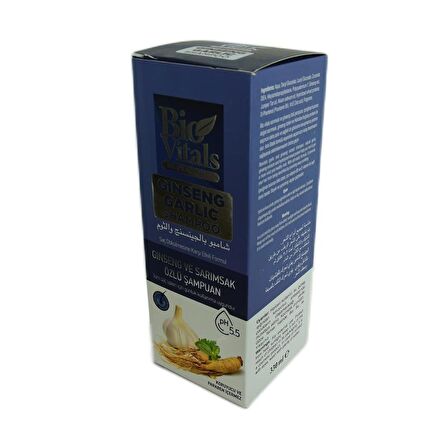 Bio Vitals Ginseng Sarımsak Özlü Şampuanı Dökülme Karşıtı 330ML