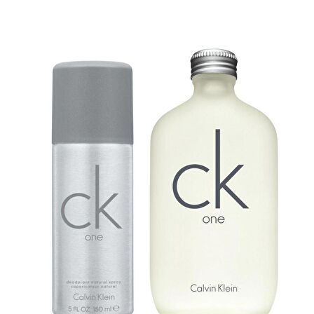 Calvin Klein One EDT 200 ml + Deodorant 150 ml Unisex Parfüm Seti