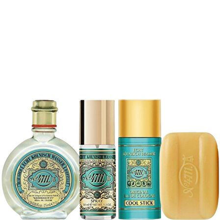 4711 Original Eau De Cologne EDC 25 ml + Deodorant 50ml + Stick 20 ml + Sabun Erkak Parfüm Seti