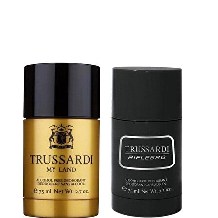 Trussardi Riflesso 75ml + My Land 75ml Erkek Deodorant Stick Set