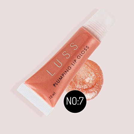 Luss Plumping Effect Terracotta No:7 ve No:8 Lip Gloss 2'li Dudak Parlatıcı Seti