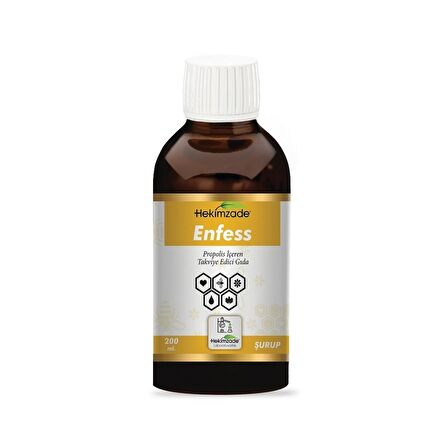 ENFESS ŞURUP 200ml - PROPOLİS İÇEREN TAKVİYE EDİCİ GIDA