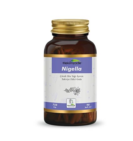 NİGELLA ENFESS SOFT JEL 90 KAPSÜL 750mg - ÇÖREK OTU YAĞI  İÇEREN TAKVİYE EDİCİ GIDA