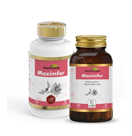 Maximfor 90 Kapsül 750mg - Ekinezya İçeren Takviye Edici Gıda