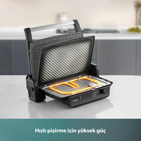 Homend Toastbuster 1334H Tost Makinesi Mat Siyah