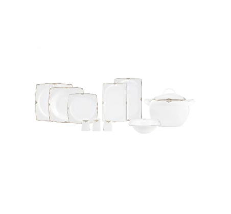 Emsan Yemek Takımı 60 Parça Fıne Bone Estiva Gold Em89