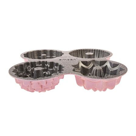 Emsan Pembe Griss One&four Pink Kek Kalıbı Standart 32 cm Alüminyum 1 Parça