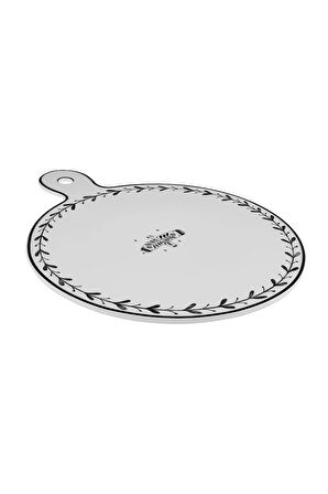 Emsan Porselen Artisan New Bone Sunum Tahtası 38 cm 1 Parça Beyaz