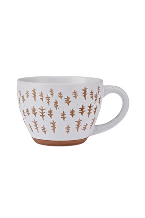 Emsan Fall Stoneware Kupa 350 ml Bej Klasik