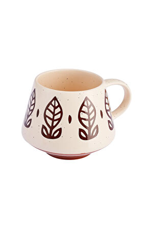 Emsan Ethnic Grass Kupa 480 ml Kahve