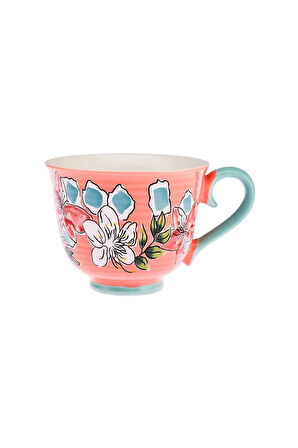 Emsan Lily New Bone Kupa 435 ml Pembe