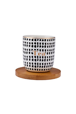 Emsan Tinytea 2 Parça New Bone Kupa Seti 200 ml Siyah