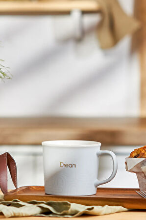 Emsan Dream New Bone Kupa 350 ml Açık Gri