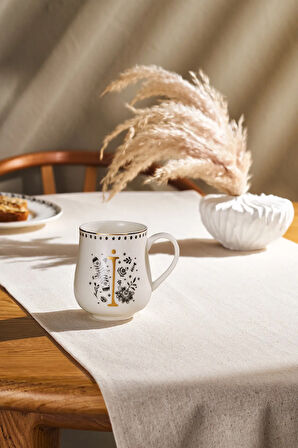 Emsan Artisan İ Letter New Bone Kupa 220 ml