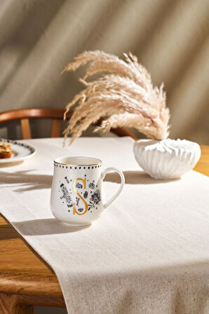 Emsan Artisan S Letter New Bone Kupa 220 ml
