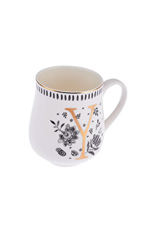 Emsan Artisan Y Letter New Bone Kupa 220 ml