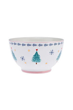 Emsan Infancy Pine New Year Yılbaşı New Bone Kase 14 Cm
