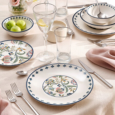 Emsan Kelsey 24 Parça 6 Kişilik Stoneware Yemek Takımı