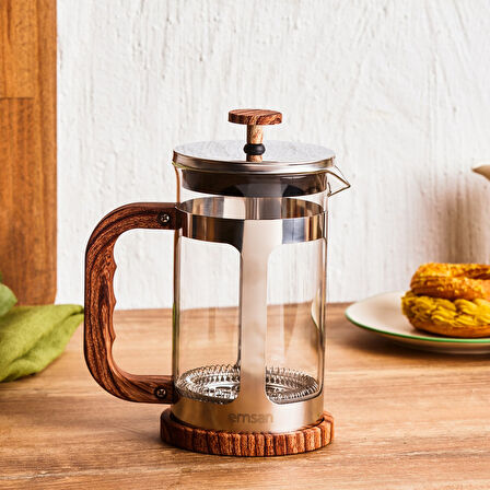 EMSAN NATUREL FRENCH PRESS 600 ML