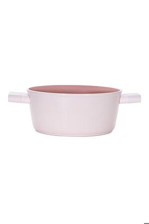 Swiss Crystal Derin Tencere Pembe 20 cm