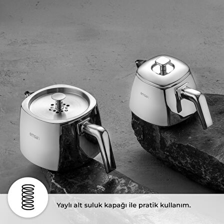Emsan Tea Time Çaydanlık Takımı Small 0,7 Lt - 1,5 Lt