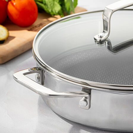 Emsan Pro Tri Ply Karnıyarık Tencere Çelik 28 cm