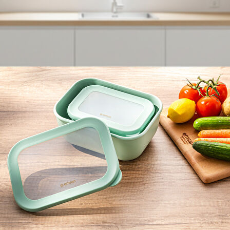 Emsan Lora 2'li Saklama Kabı Haki