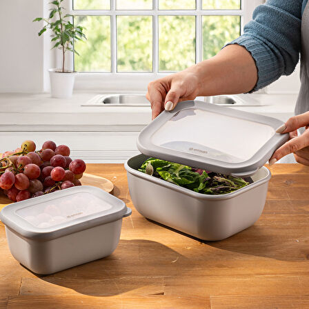 Emsan Lora 2'li Saklama Kabı Gri