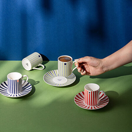 Emsan Destiny 6'lı Kahve Fincan Takımı 100 ml