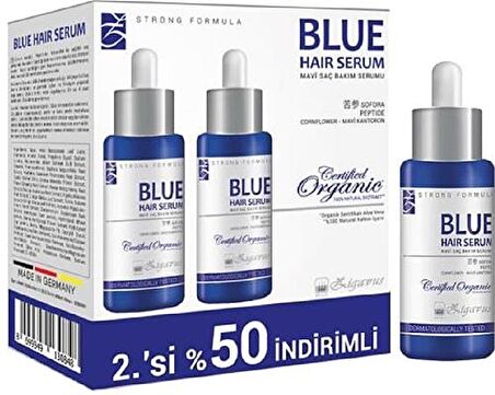 Zigavus Blue Mavi Su Saç Bakım Serumu 33 ml 2.si %50 İndirimli