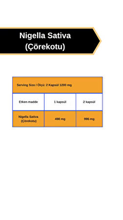 Afye Nigella Sativa (çörek otu) 60 kapsül