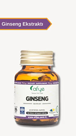 Afye Ginseng (Panax) 60 kapsül