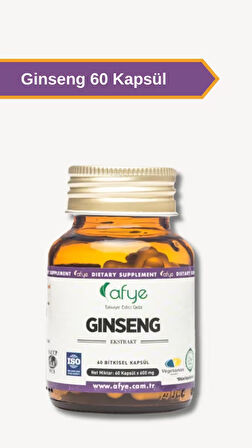 Afye Ginseng (Panax) 60 kapsül