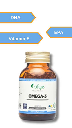 Afye Omega -3 (Balık jelatin 120 Kapsül)