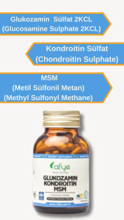 Afye Glukozamin Kondroitin Msm - 90Kapsül