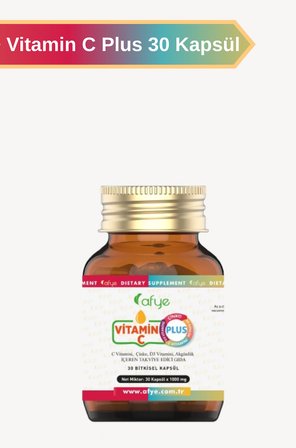 Afye Vitamin C Plus  30 kapsül