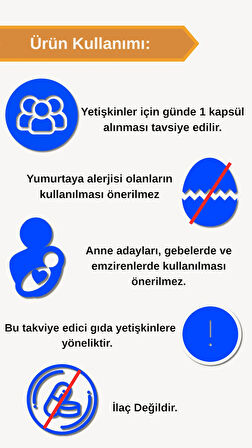 Afye Eggshell Membrane (Yumurta kabuğu zarı ,Ak günlük ,M.S.M, Zerdeçal, Vitamin C ) 30 Kapsül