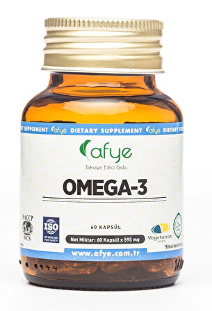 Afye Omega-3   (Balık jelatin 60 kapsül)