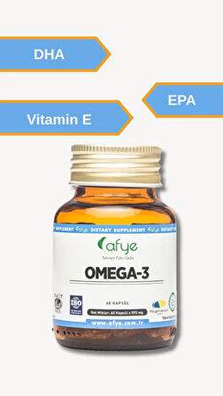 Afye Omega-3   (Balık jelatin 60 kapsül)