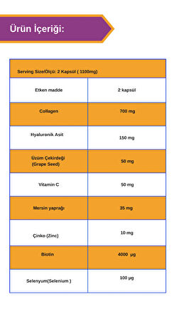 Afye Collagen Hyaluronic Acid Complex 60 Kapsül