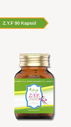 Afye Z.Y.F.( Zerdeçal zencefil, Biberiye , Çörek otu, Funda otu)Takviye Edici Gıda 90 Kapsül