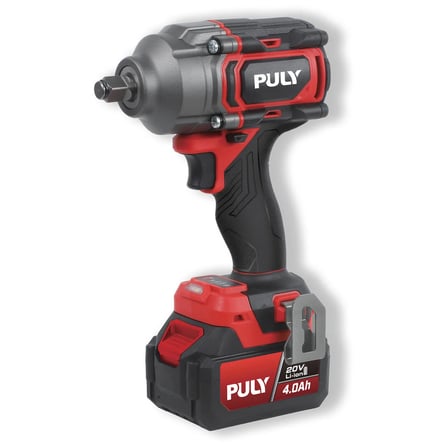 Puly Professional BLMI-360 20V 600 Nm Kömürsüz Akülü Somun Sıkma – 900 Nm Sökme Torku, 2X4.0AH Akü, Şarj Cihazı ve Pulybox