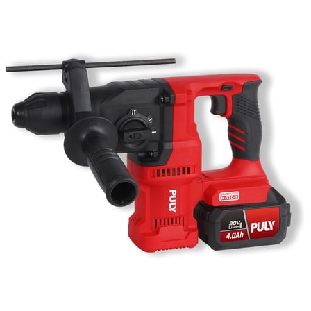 Puly Professional BLMD-323 20V 2.8j Kömürsüz Akülü Kırıcı Delici Sds Plus – 26 Mm, 2X4.0AH Akü, Şarj Cihazı ve Pulybox