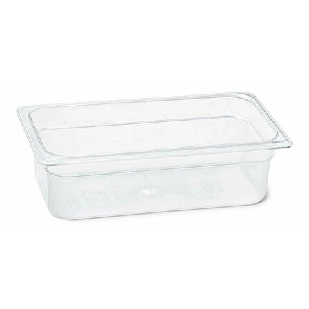 Kapp Polikarbon Şeffaf Gastronom Küvet 1/4 150 mm