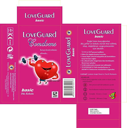 LoveGuard 3'lü Set 36 Adet Exotic Muz - Thin - Basic