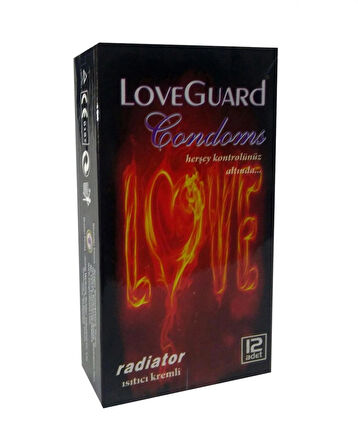 LoveGuard Radiatör ( Isıtıcı Kremli ) Prezervatif