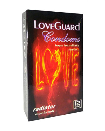 LoveGuard Radiatör ( Isıtıcı Kremli ) Prezervatif